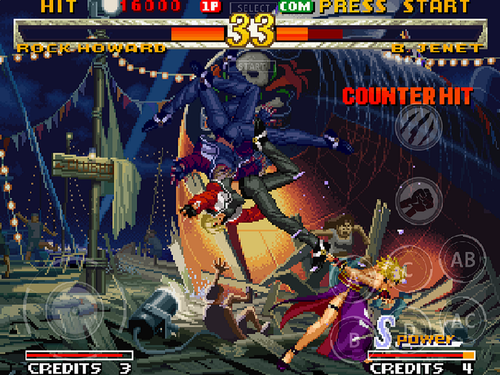 餓狼 MARK OF THE WOLVES ゲームのスクリーンショット