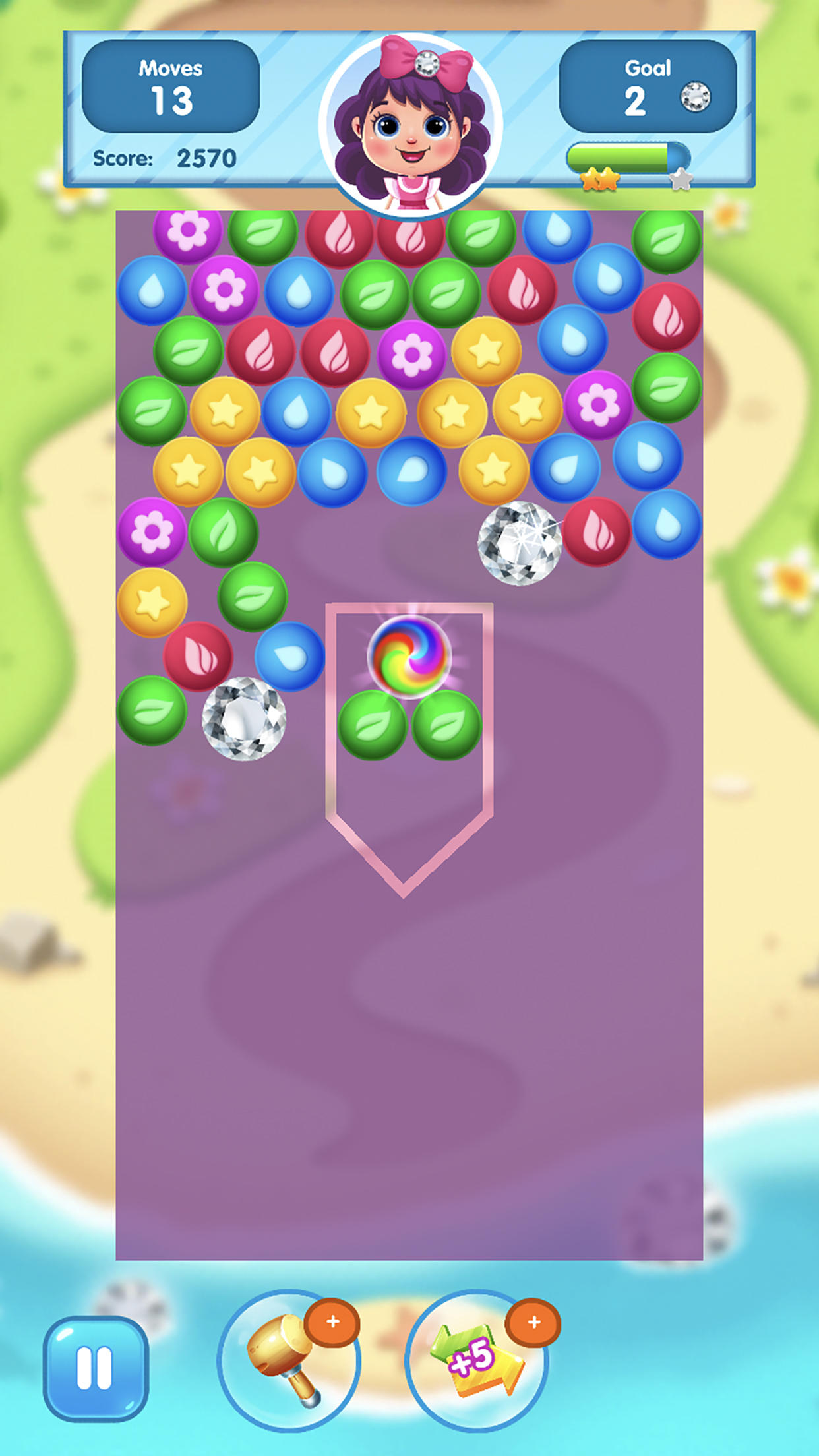 Cuplikan Layar Game 波波球