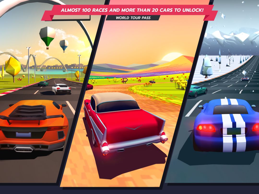 Screenshot of Horizon Chase – Arcade Racing