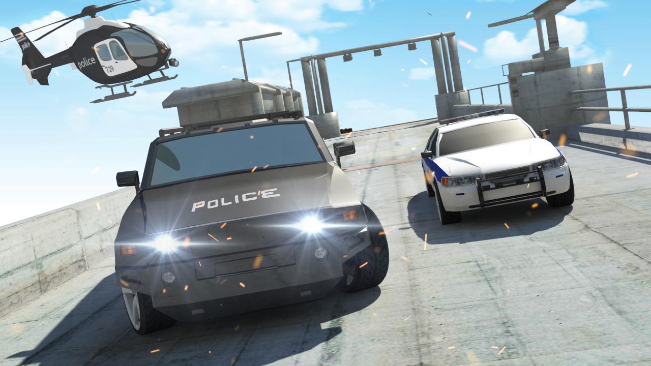 Screenshot 1 of 경찰차 운전 시뮬레이터 0.3