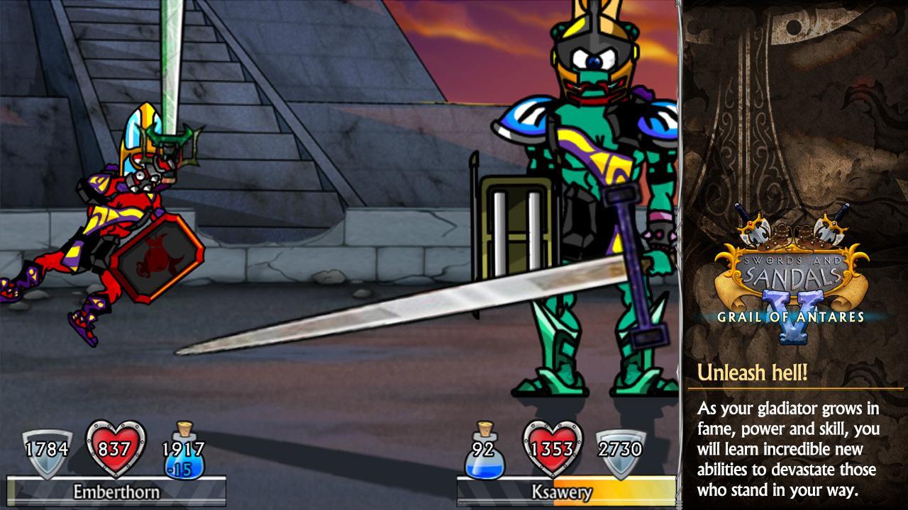 Swords and Sandals 5 Redux Game Screenshot