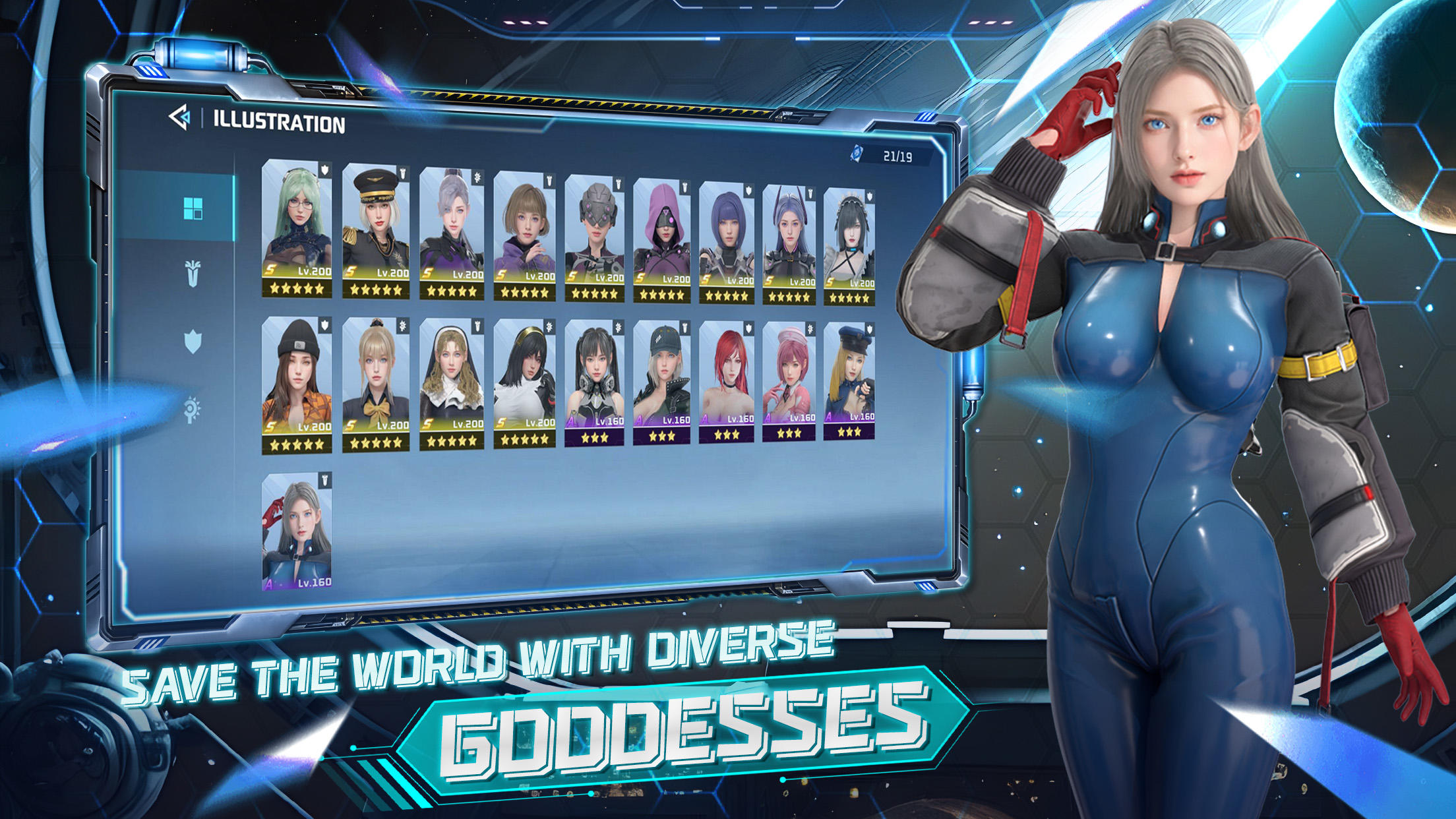 Legend of Goddess:The Last War Game Screenshot