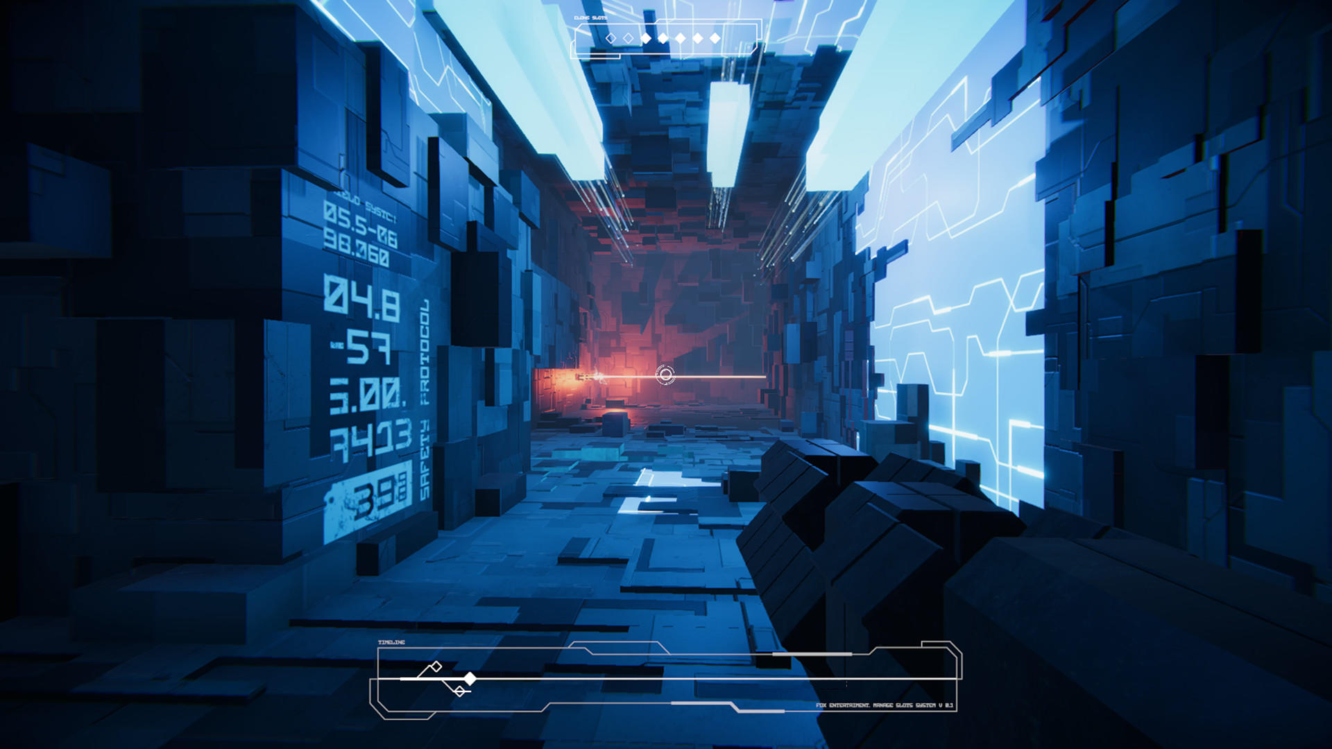 Screenshot of Split - manipulate time, make clones and solve cyber puzzles from the future!