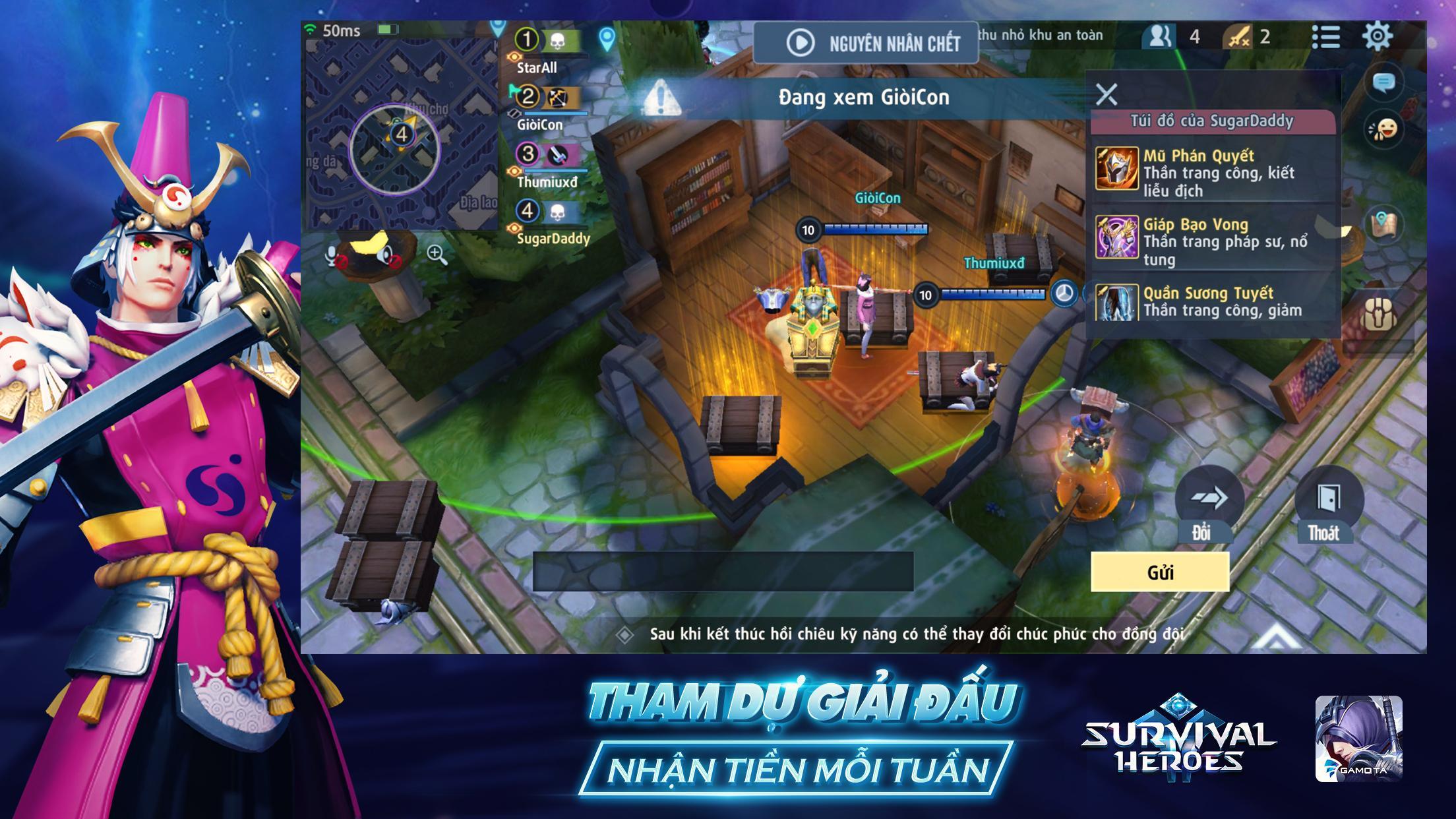 Survival Heroes Gamota - Liên Minh Sinh Tồn Game Screenshot