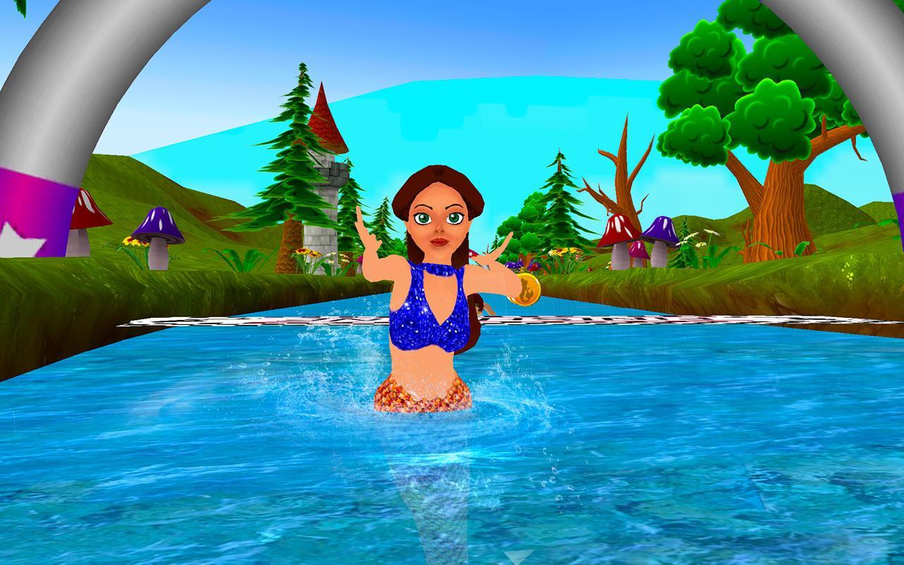 Fancy Mermaid Race Adventures Game Screenshot