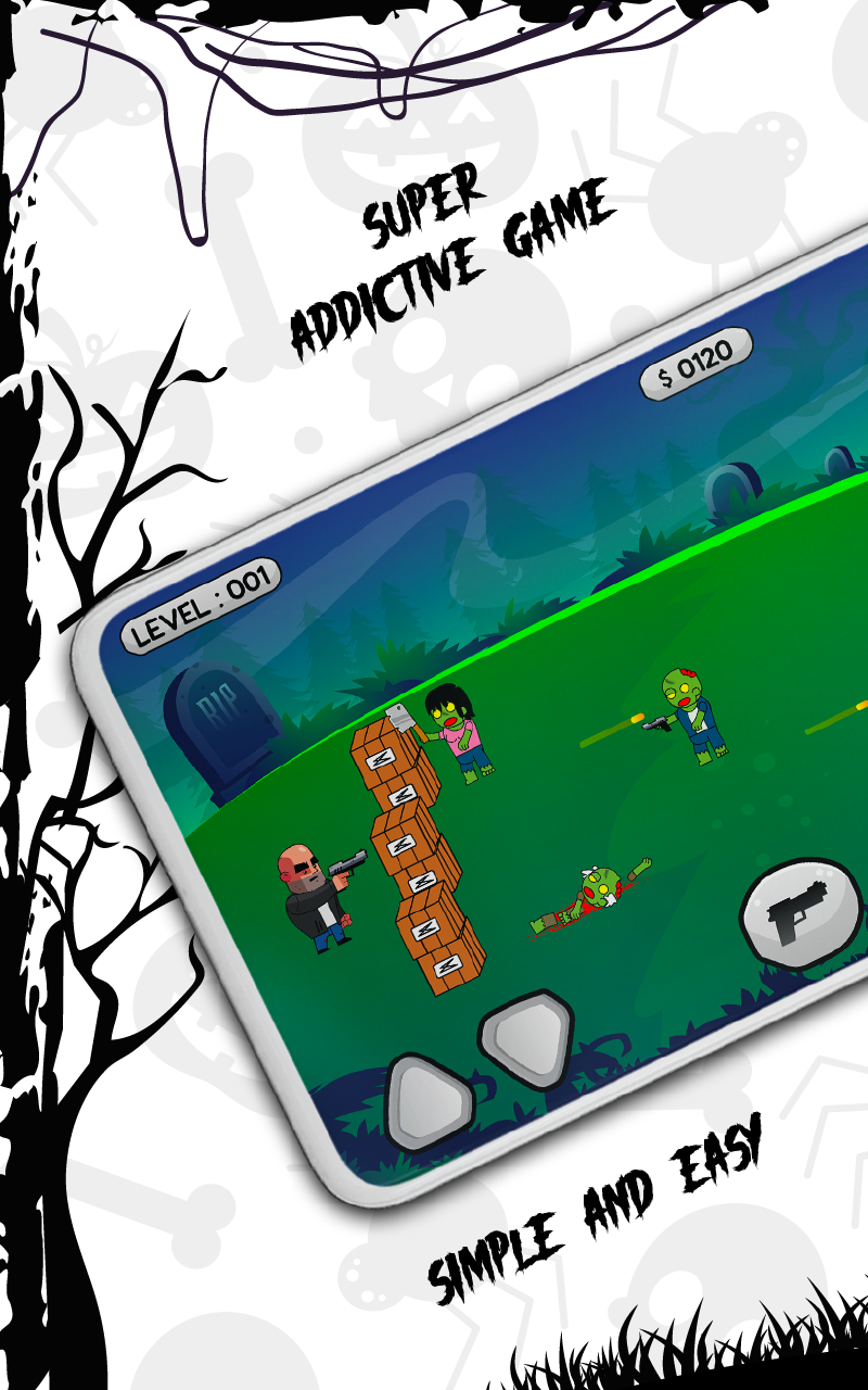 Captura de Tela do Jogo You Vs Zombies