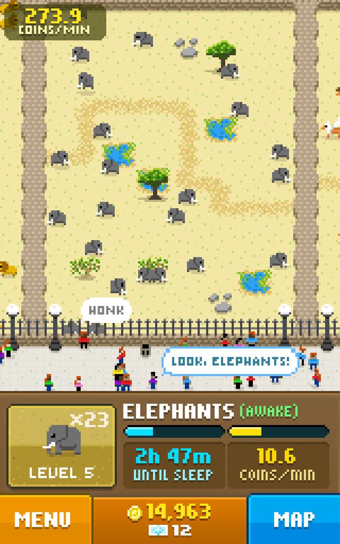Screenshot of Disco Zoo