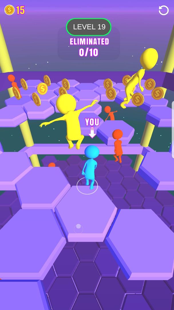 Fall Guys Hexagone screenshot game