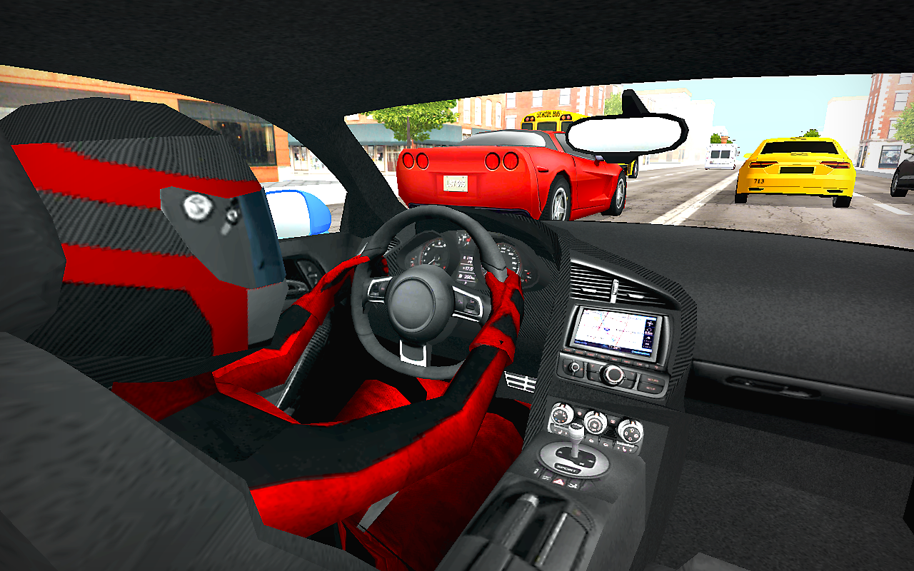 In Car Racing Game Screenshot