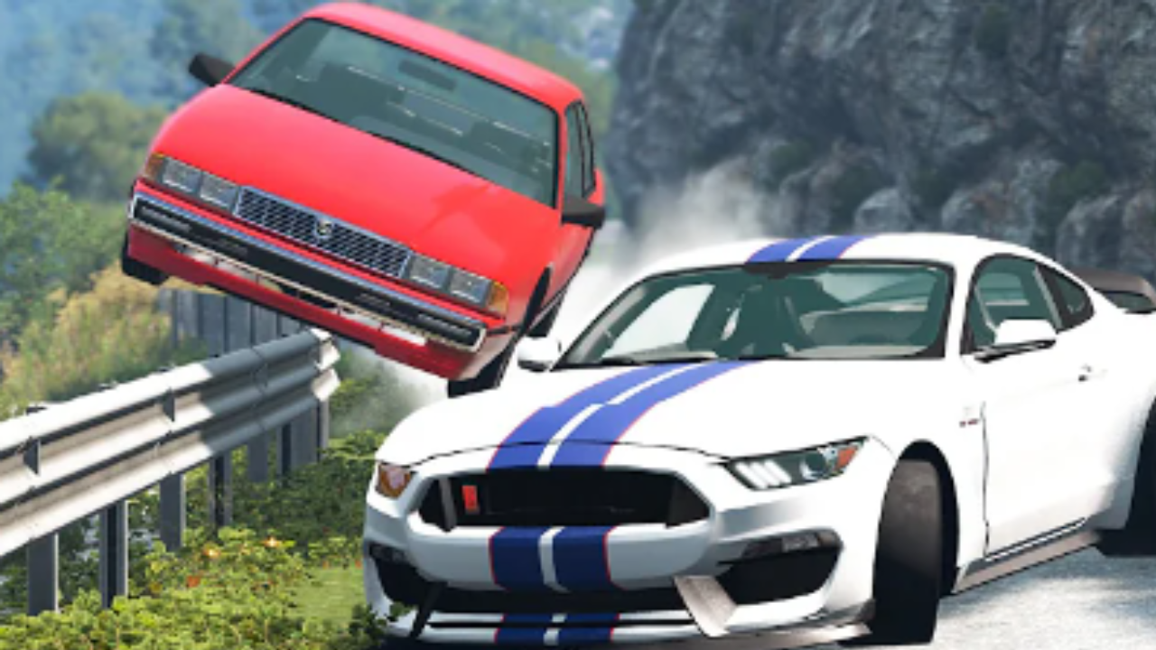 Realistic Car Crash Game Screenshot