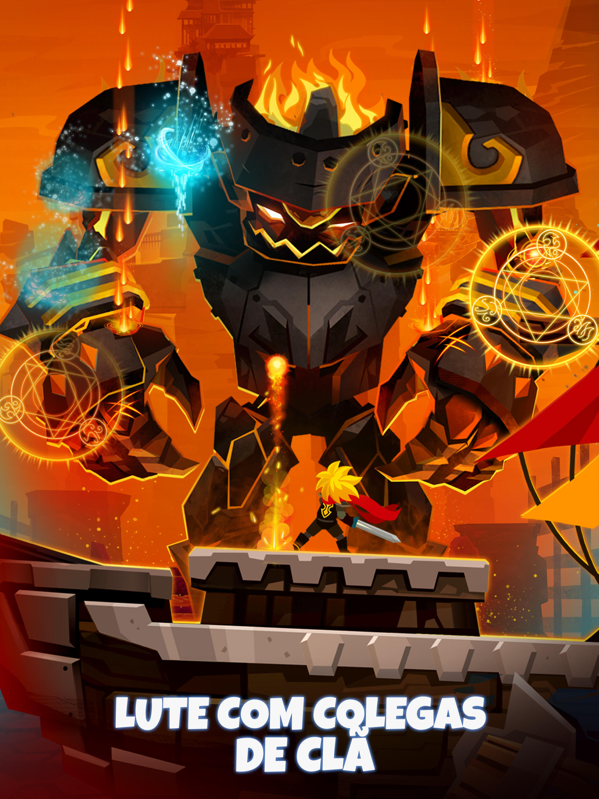 Captura de Tela do Jogo Tap Titans 2 - jogo de click