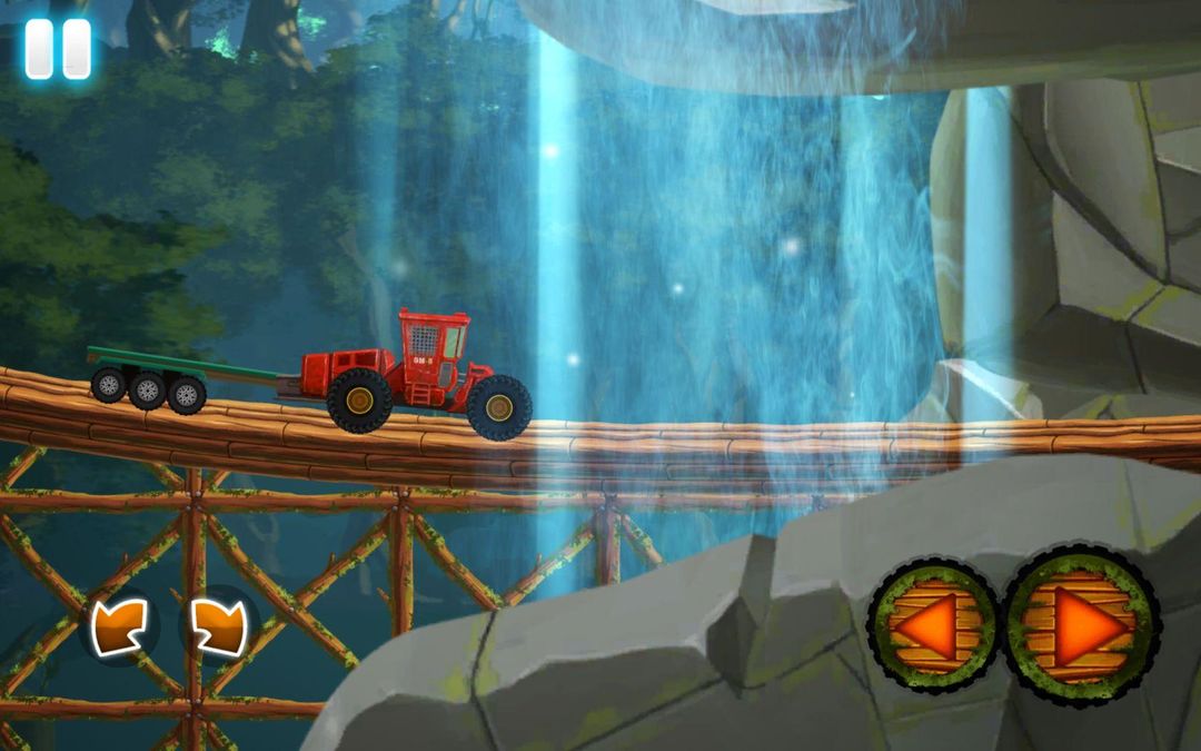 Forest Truck Simulator: Offroad & Log Truck Games 게임 스크린 샷