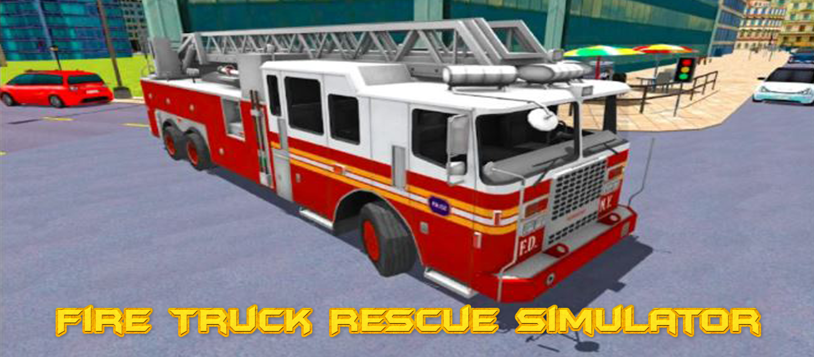 Fire Truck Rescue Simulator Game Screenshot