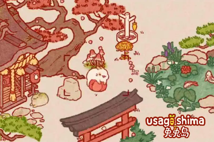 Screenshot of the video of Usagi Shima: Cute Bunny Game
