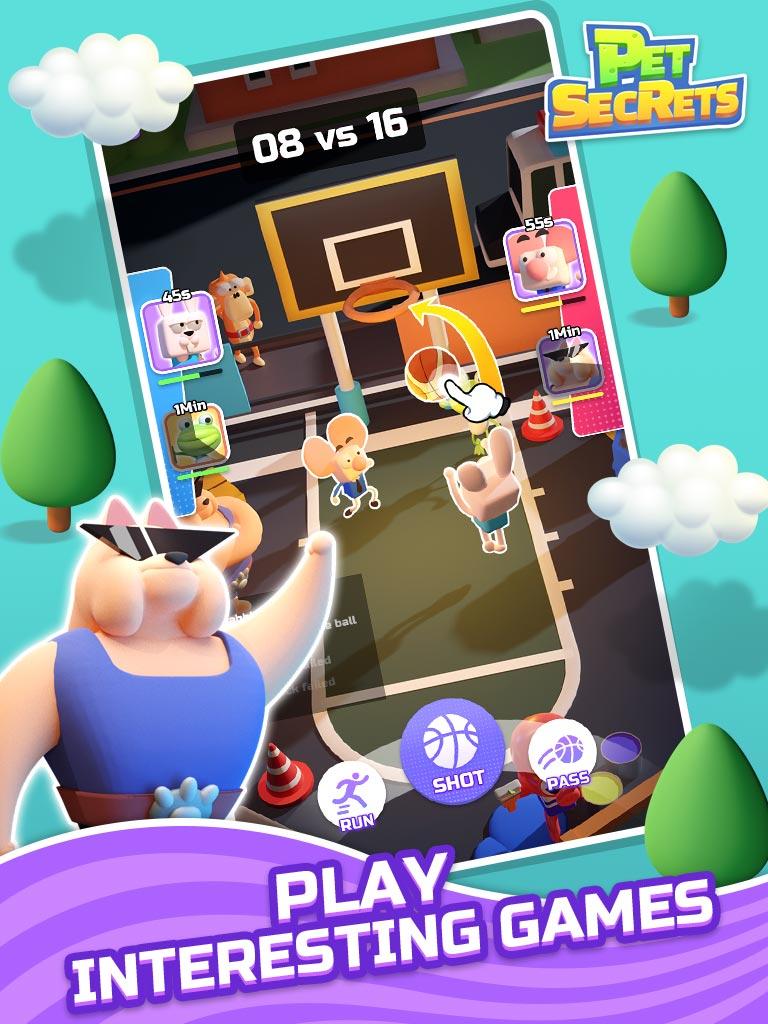 Pet Secrets:Idle Tycoon - Build Your Secret Base Game Screenshot