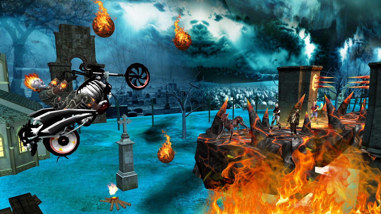 Ghost Bike Rider - Bike Game Game Screenshot