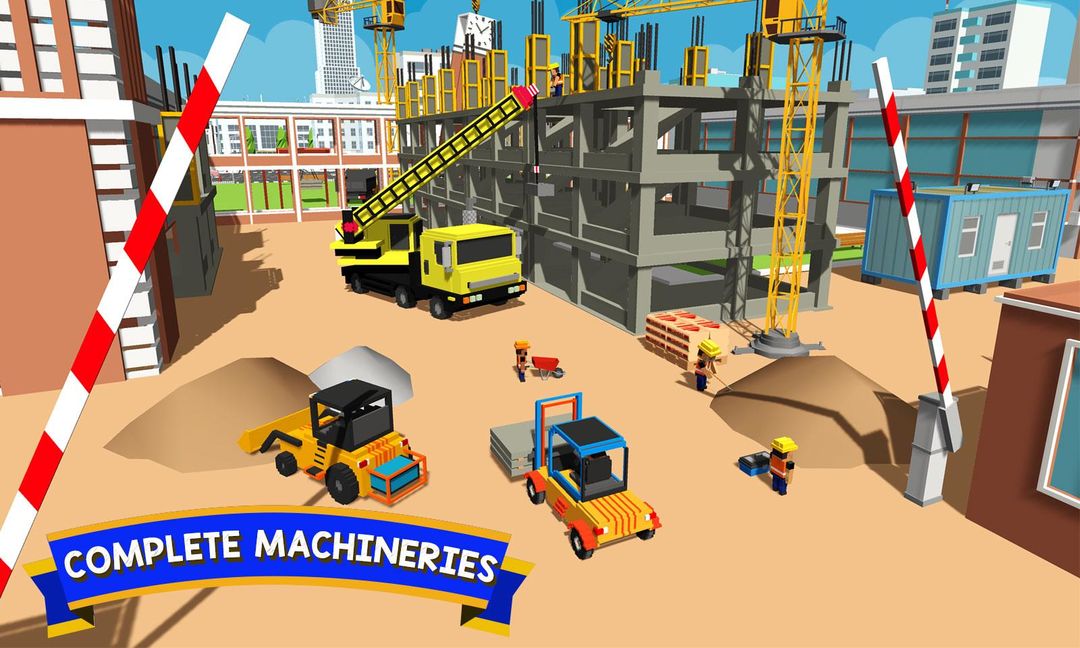 City Builder : High School Construction Games遊戲截圖