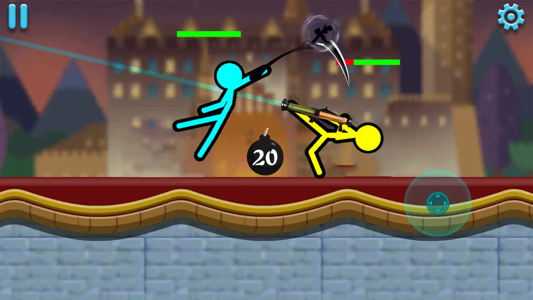 Stickman Fighter: Space War: Play for free