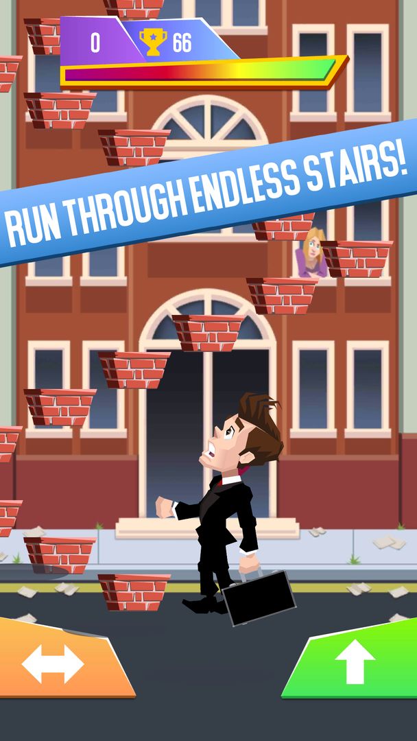 Upstairs: Endless Stairs screenshot game