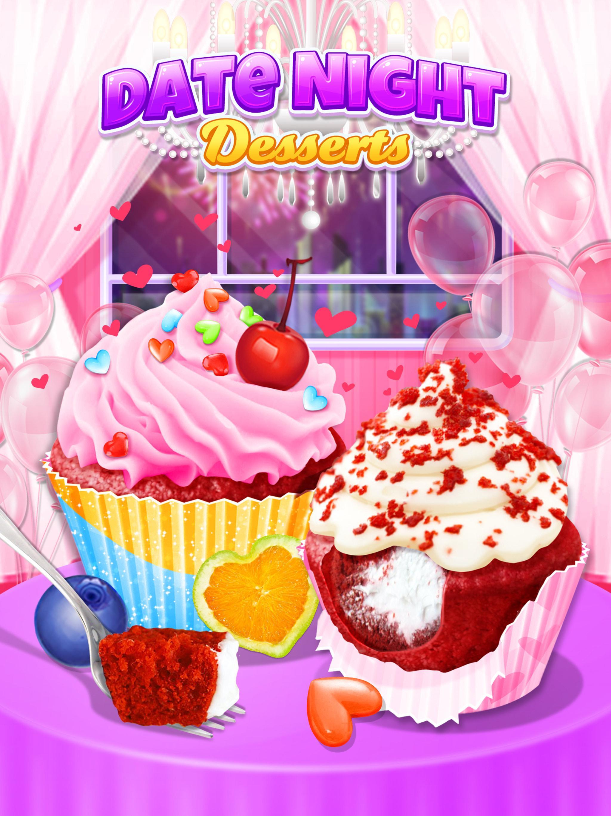 Red Velvet Cupcake - Date Night Sweet Desserts Game Screenshot