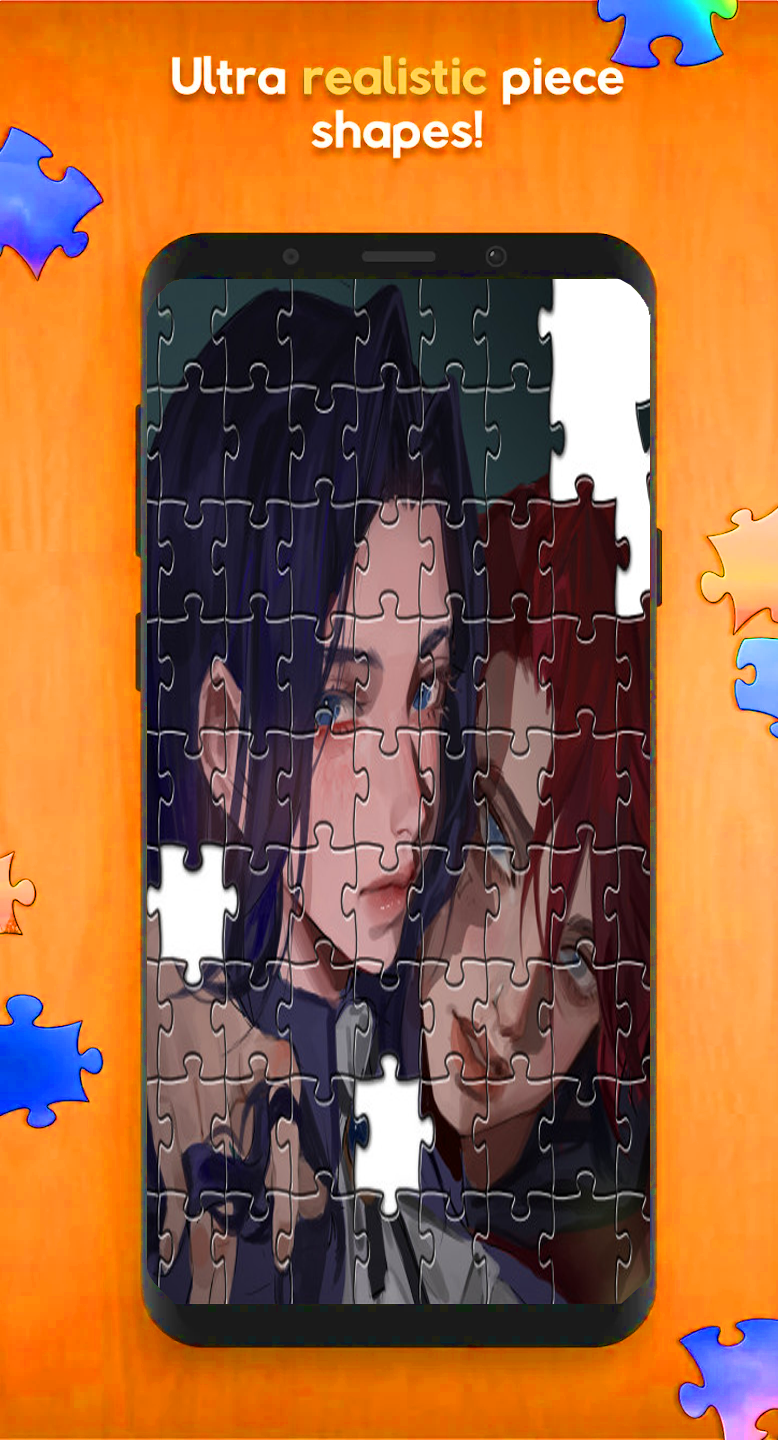 Screenshot of Arcane Anime Jigsaw Puzzle