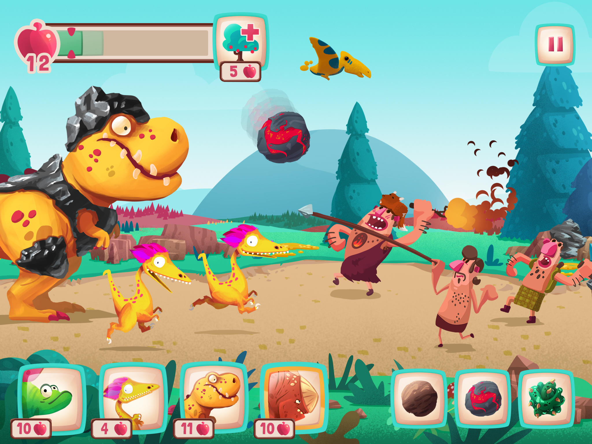 Ảnh chụp màn hình Dino Bash: Dinosaur Battle