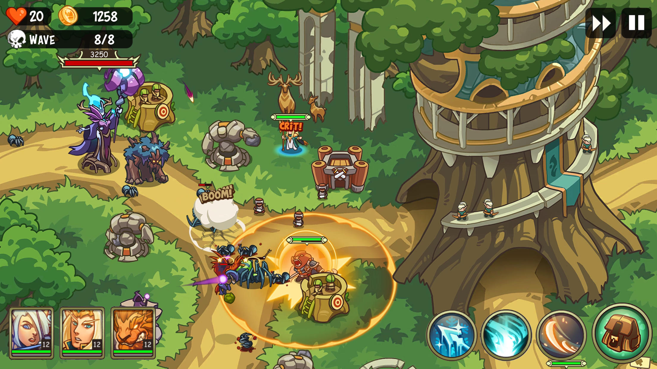 Screenshot of Empire Warriors: Tower Defense