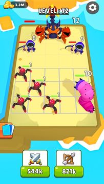 Скриншот игры Monster Merge Dinosaur Games