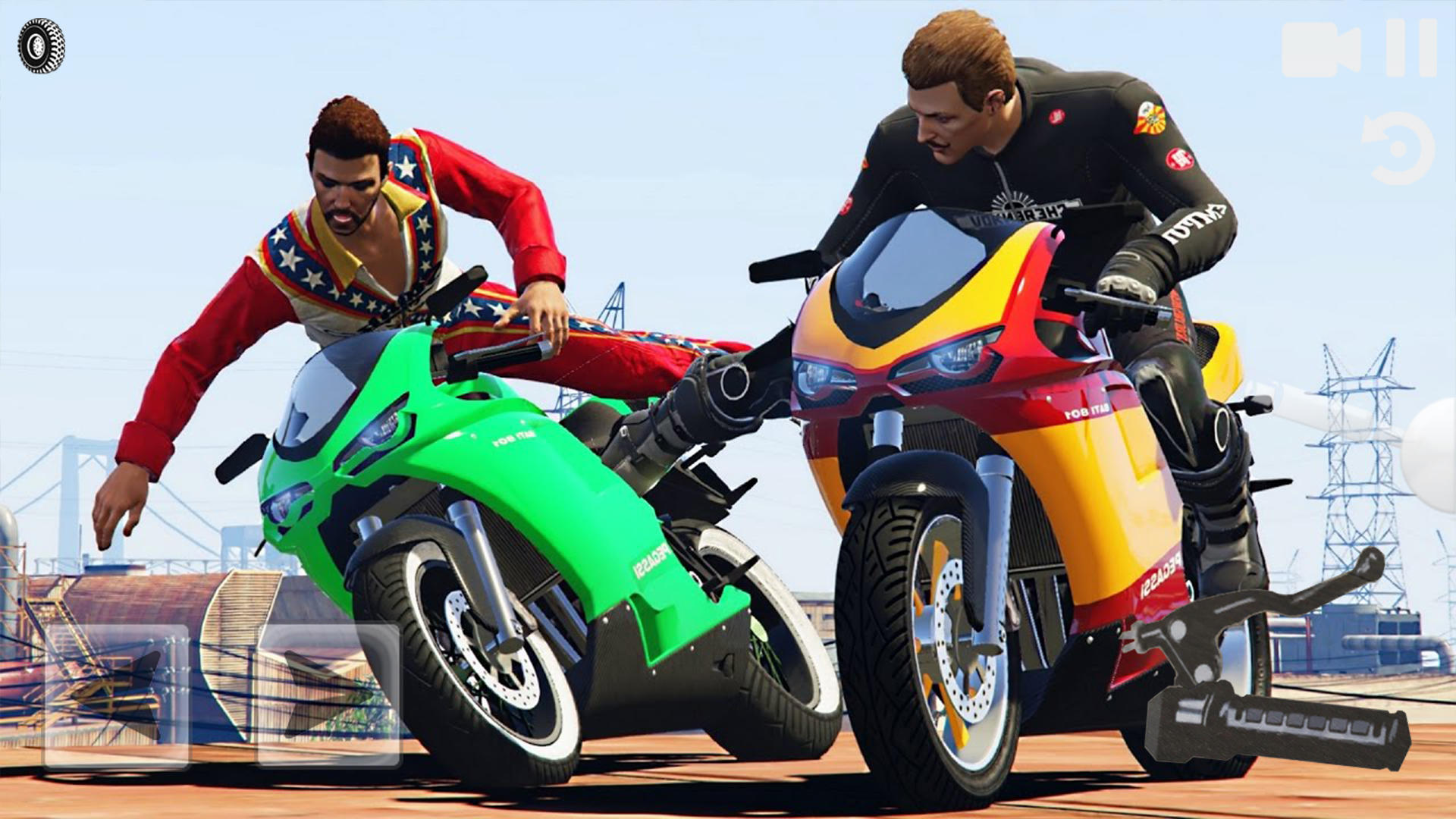 Screenshot of Indian Bikes Simulator 3D