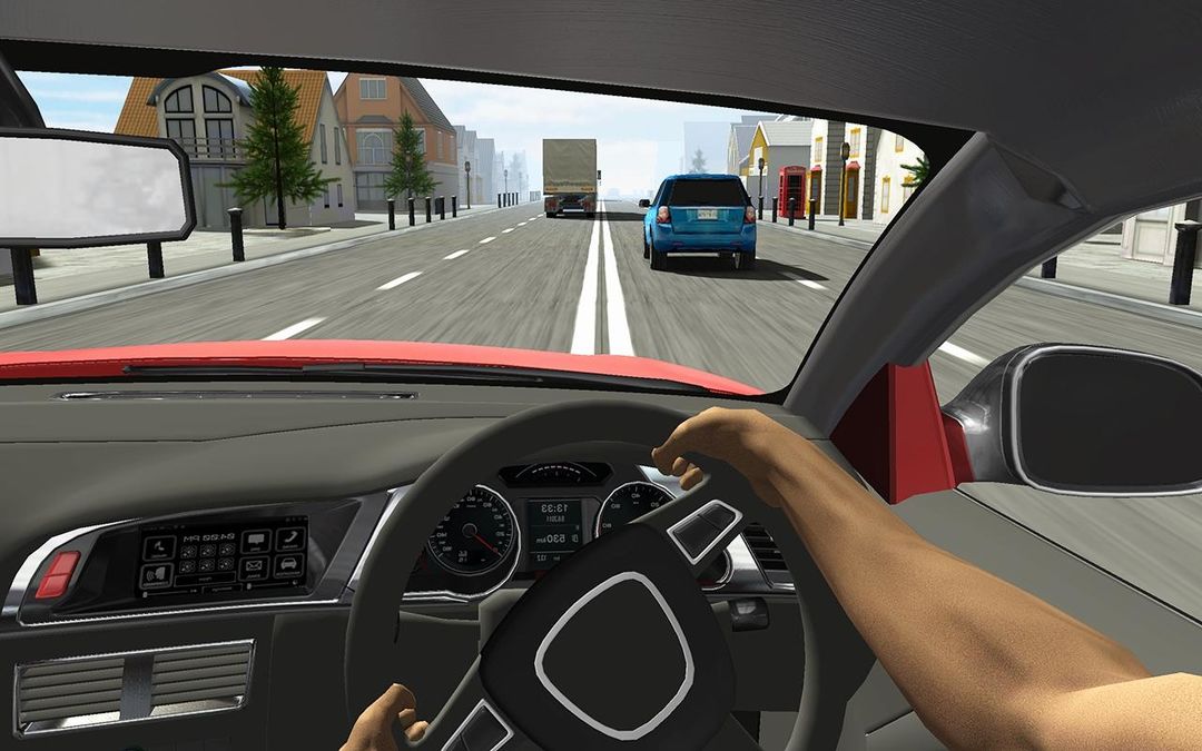 Racing in Car City screenshot game