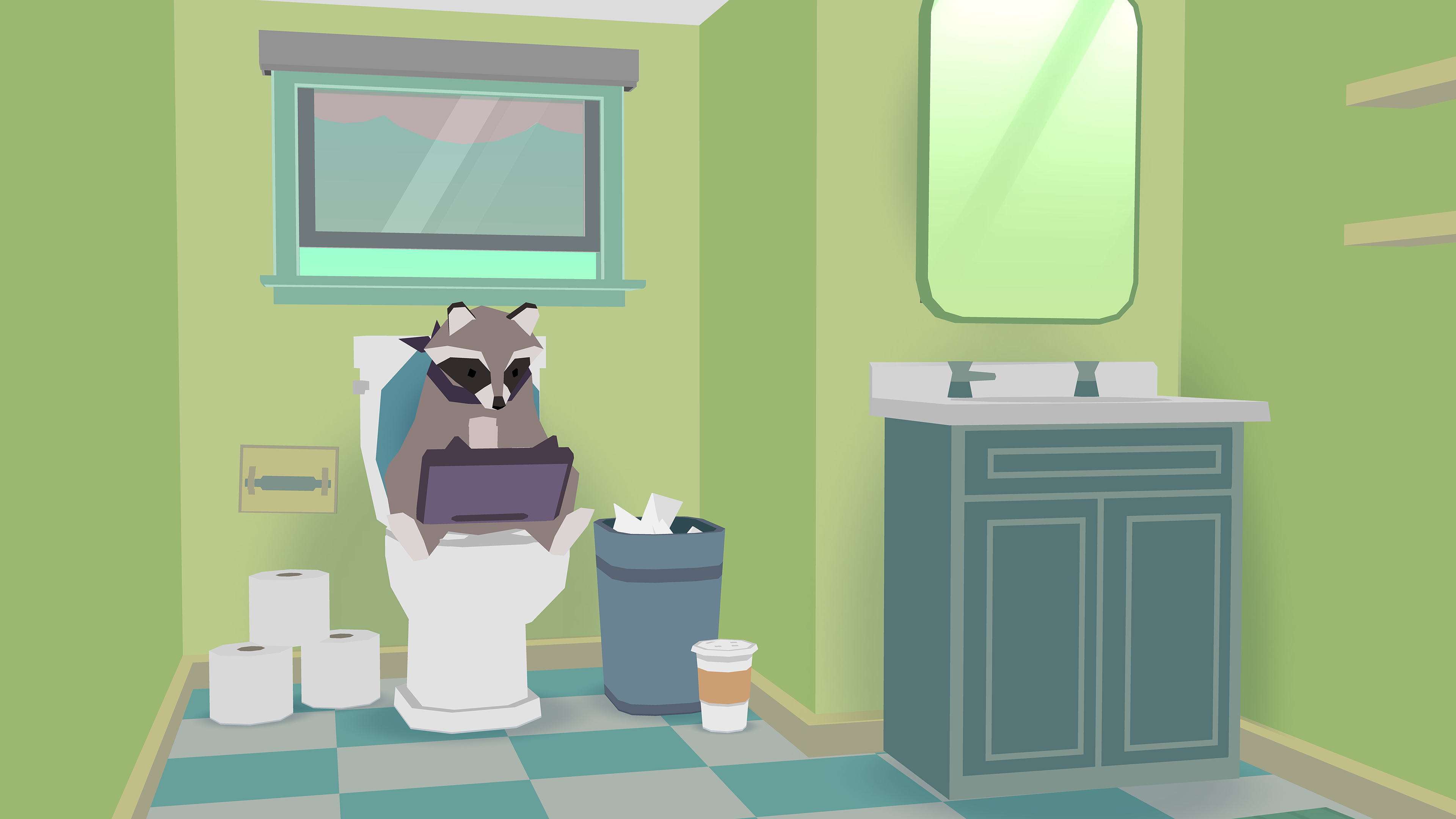 Donut County Game Screenshot