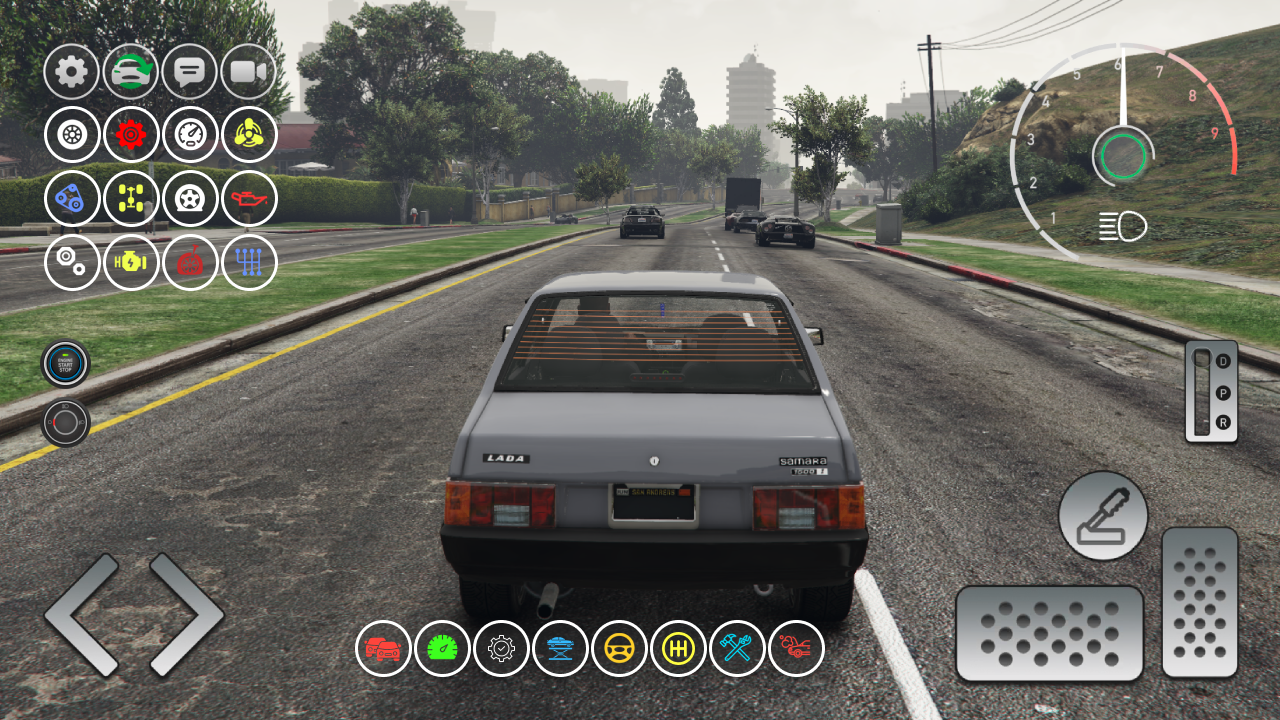Lada Russian Driving Simulator Game Screenshot