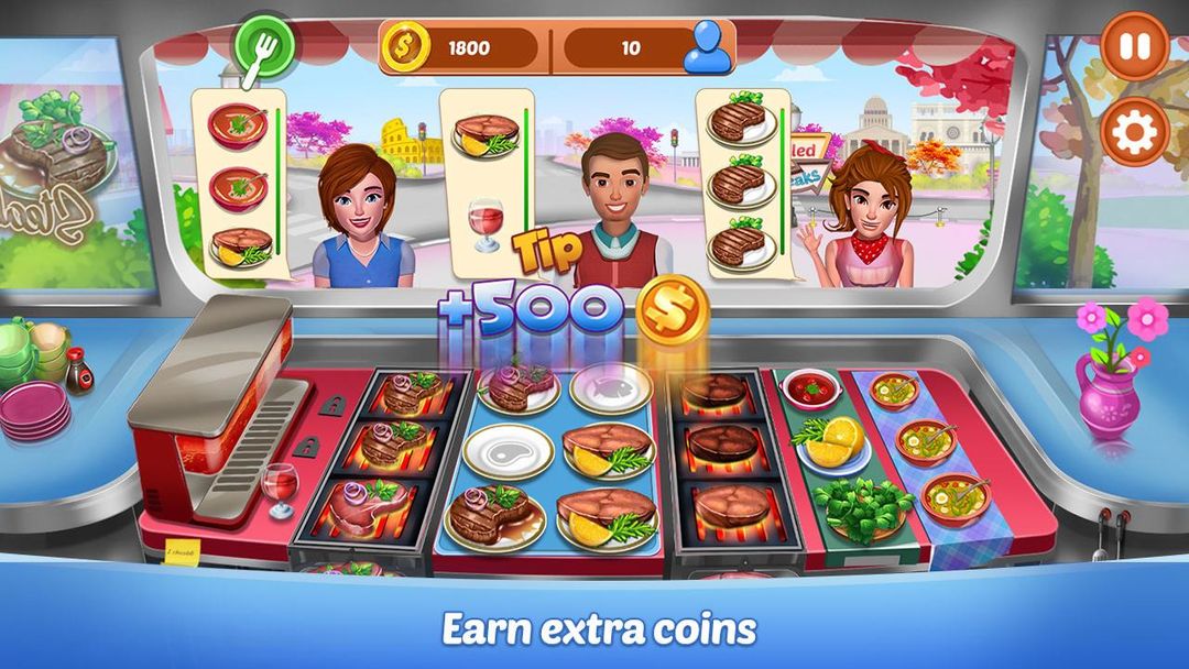 Food Truck Restaurant 2: Kitchen Chef Cooking Game ภาพหน้าจอเกม