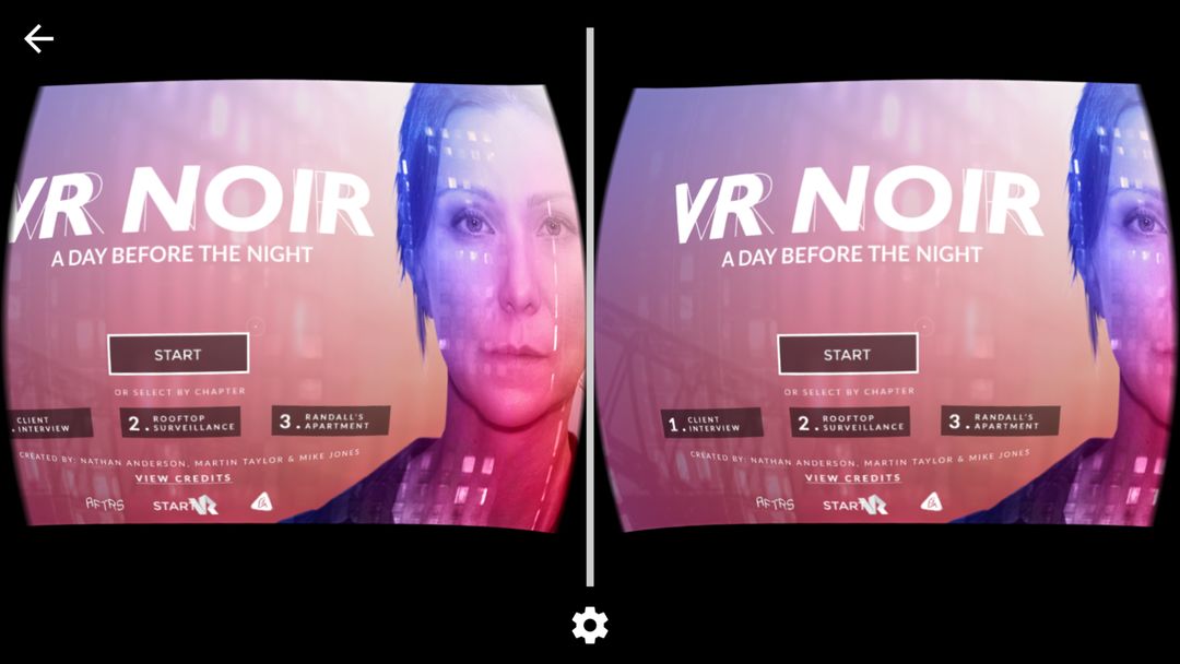 Screenshot of VR Noir