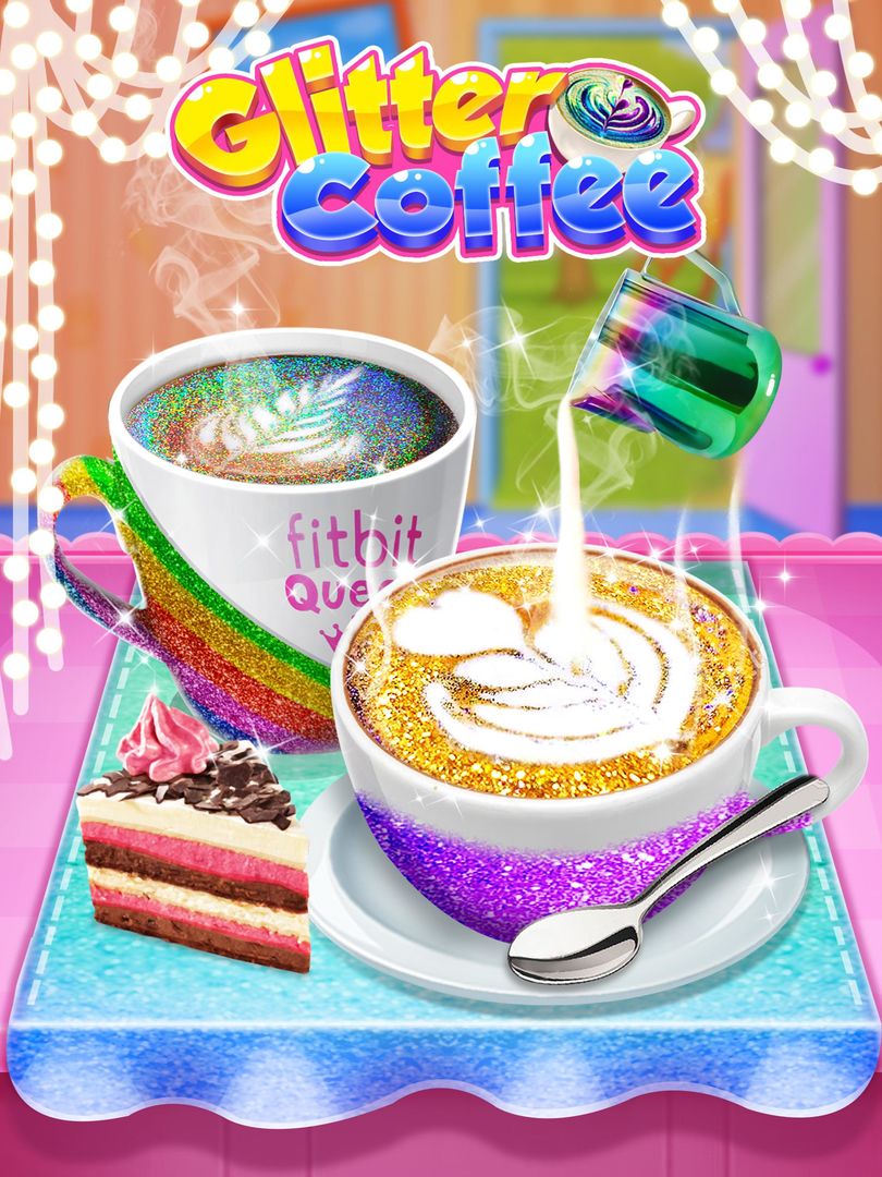 Glitter Coffee - Make The Most Trendy Food screenshot game
