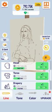 Idle Drawing Game Screenshot