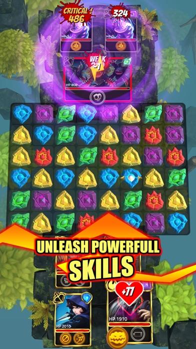 Match 3 RPG Heroes of Elements ภาพหน้าจอเกม