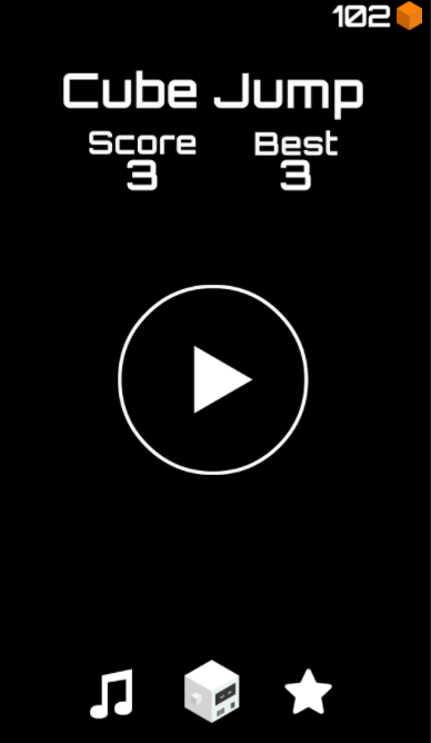 Cube Jump - HTML5 Casual Game