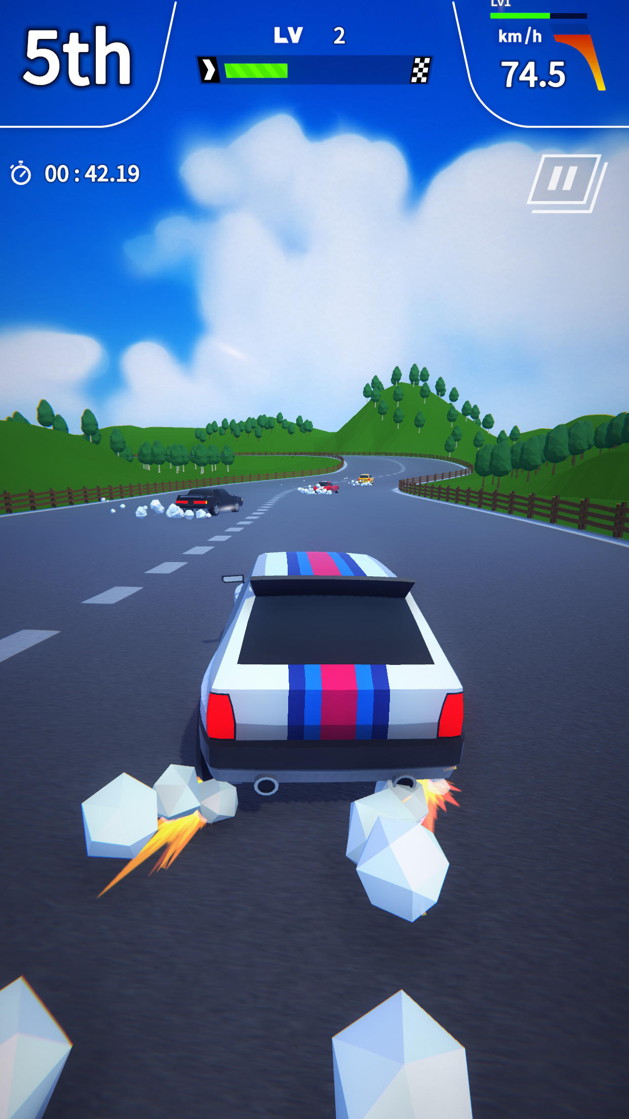 Racing Game Classic : car race ゲームのスクリーンショット