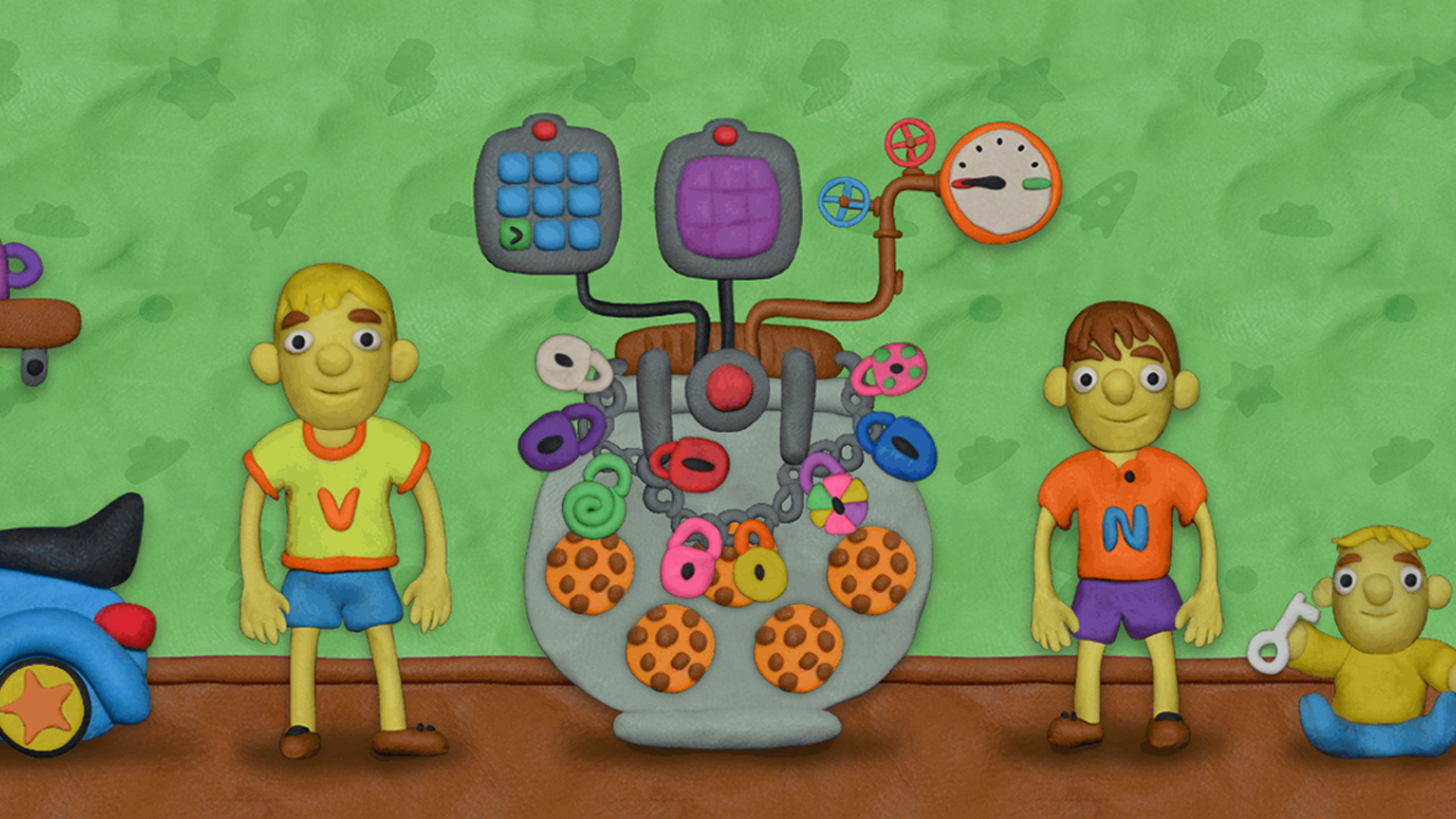 Vlad & Niki 12 Locks Game Screenshot