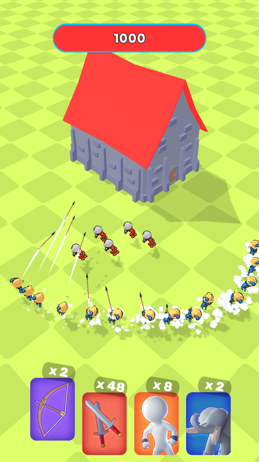 Скриншот игры Merge And Fight: Siege