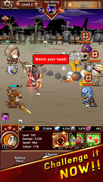 Hero-C : The Three Knights ภาพหน้าจอเกม