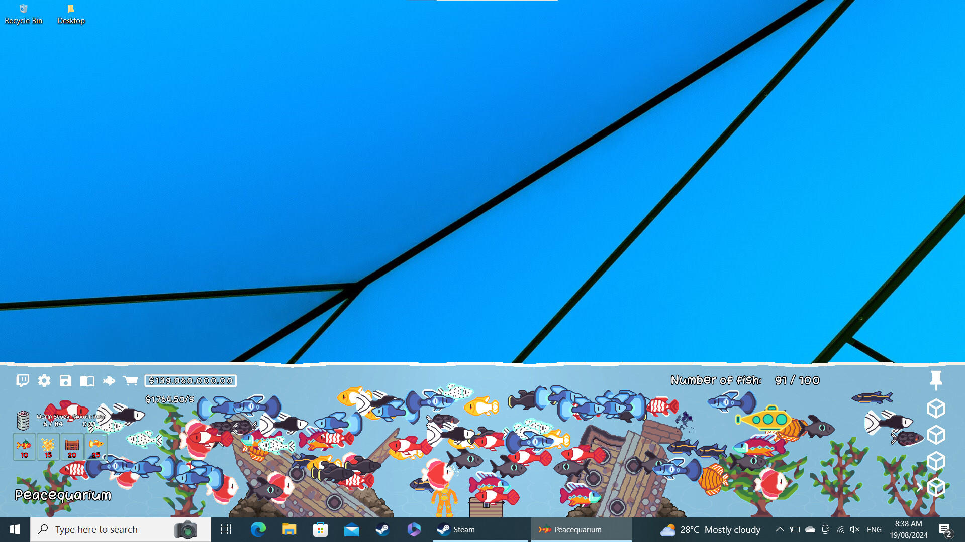 Peacequarium 遊戲截圖