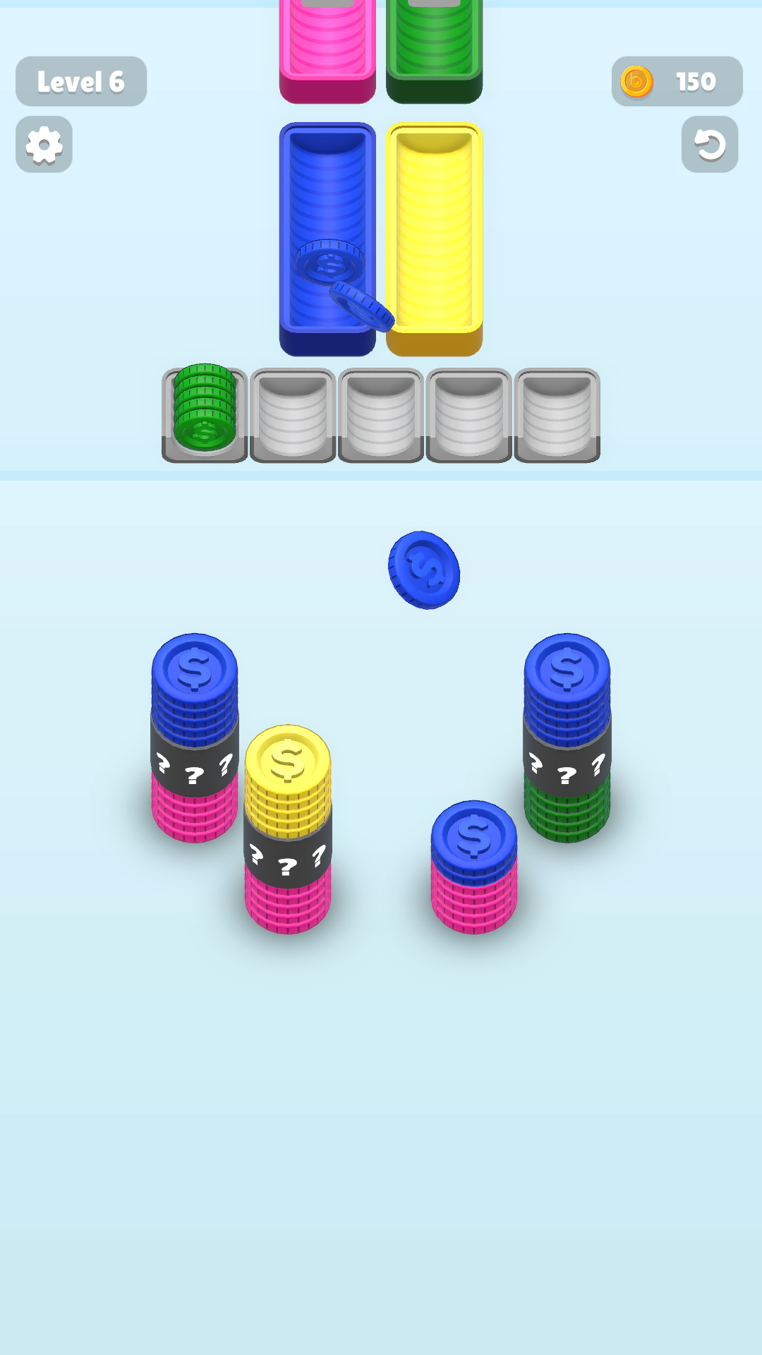 Coin Match 3D Game Screenshot