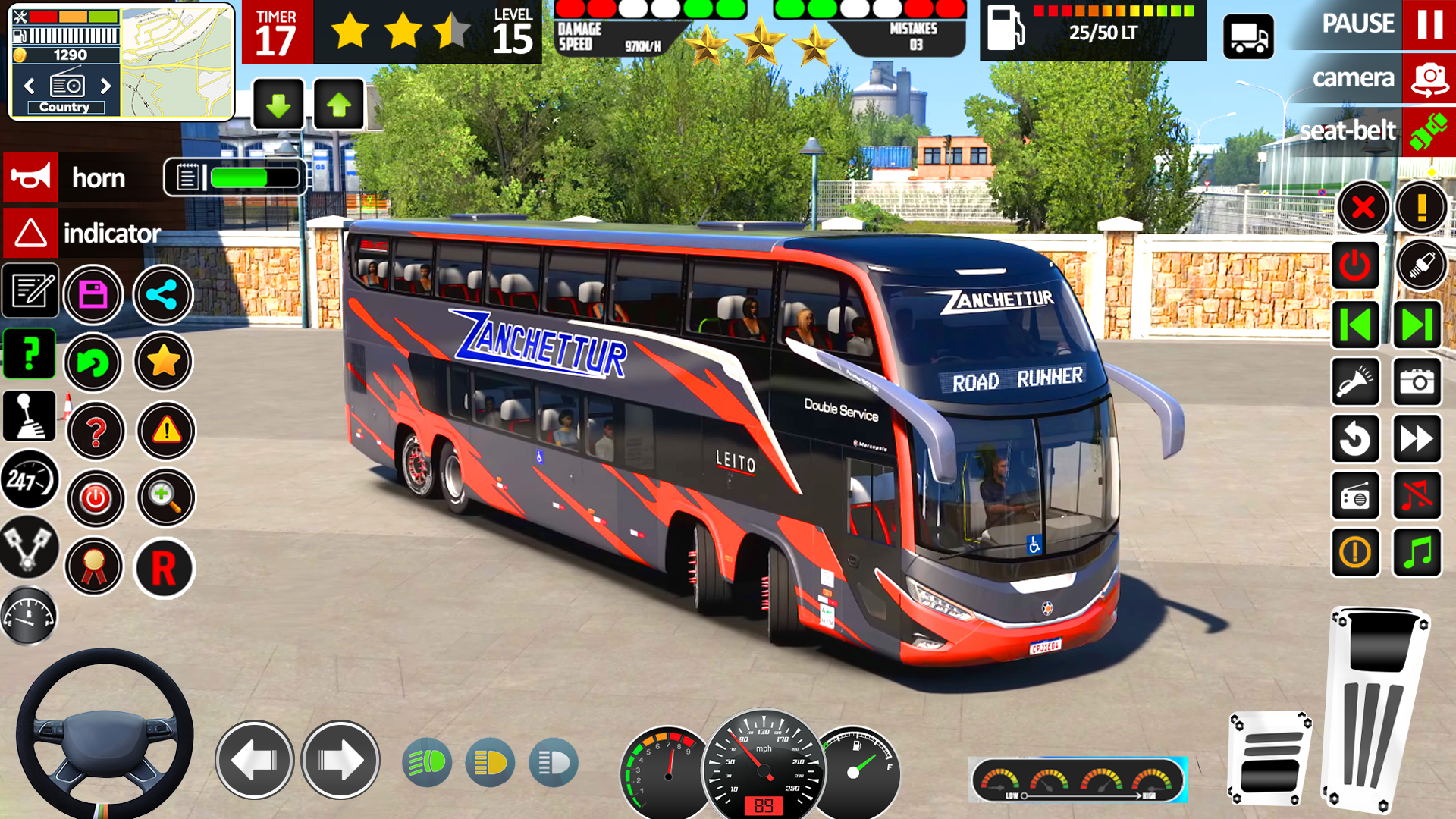 Bus Games Offroad Coach Sim Game Screenshot