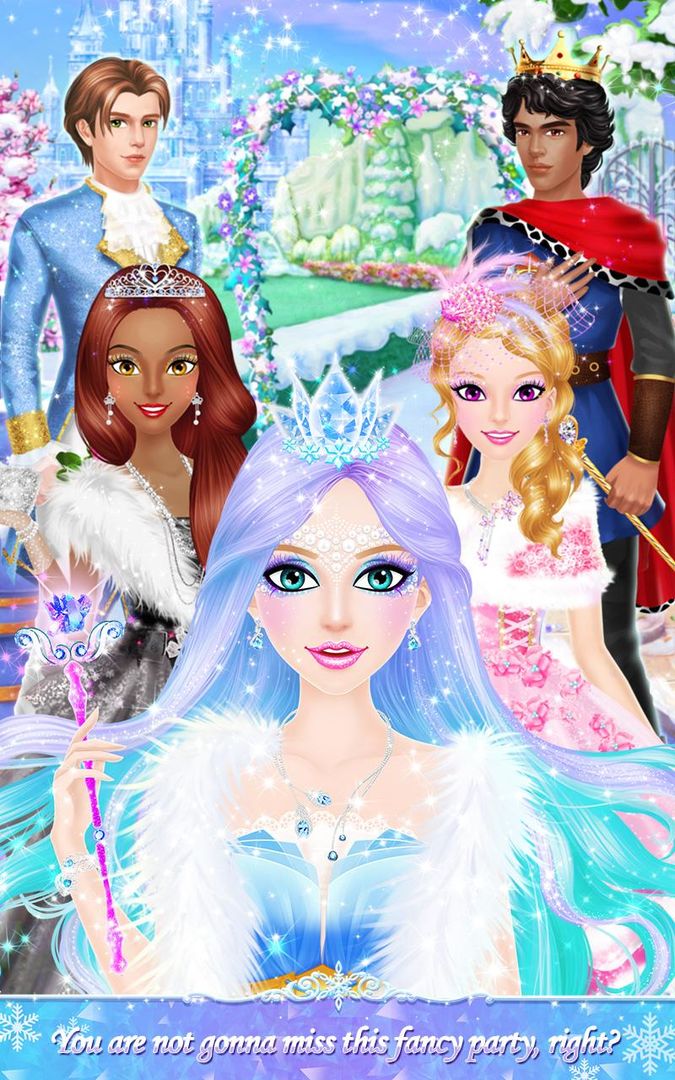Princess Salon: Frozen Party 게임 스크린 샷