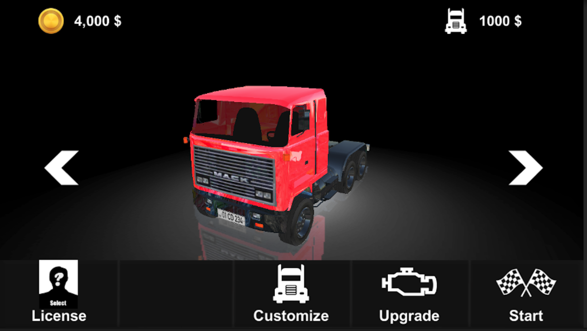 Truck Parking Simulator Game Screenshot