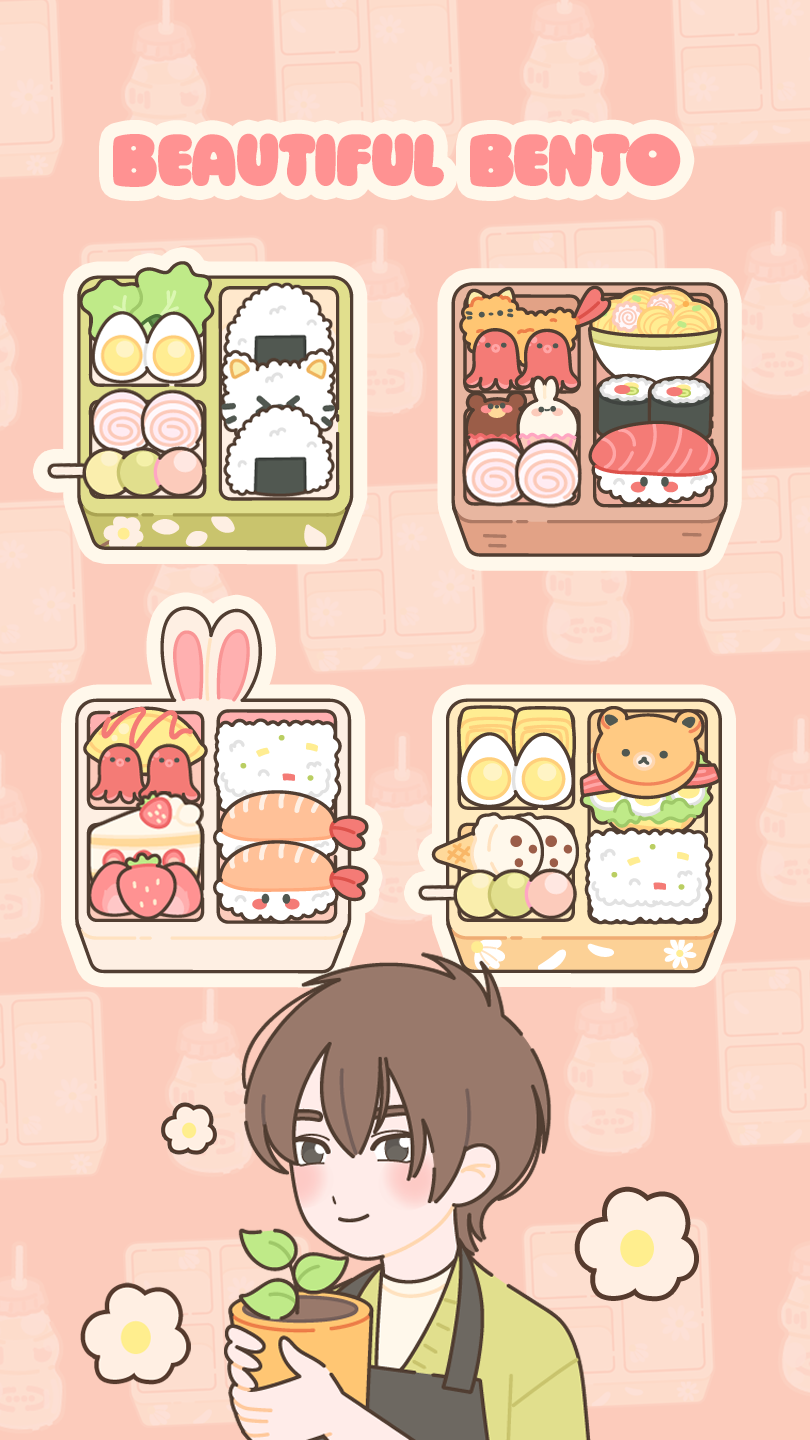Screenshot 2 of Kawaii Bento Friends : Cooking 