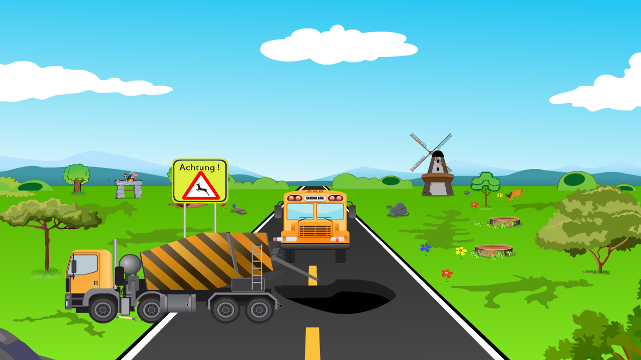 Скриншот игры School Vehicle Escape