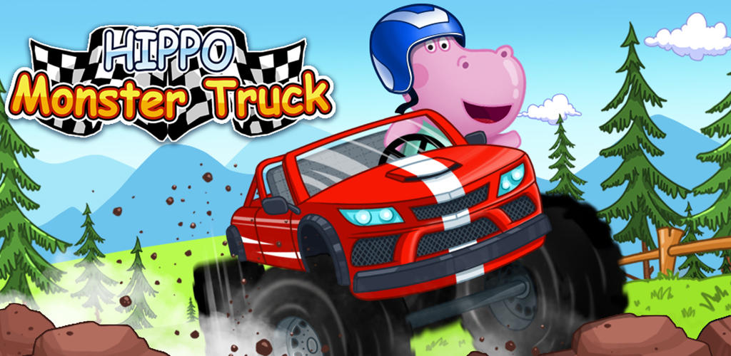 Screenshot dari video Kids Monster Truck Racing Game